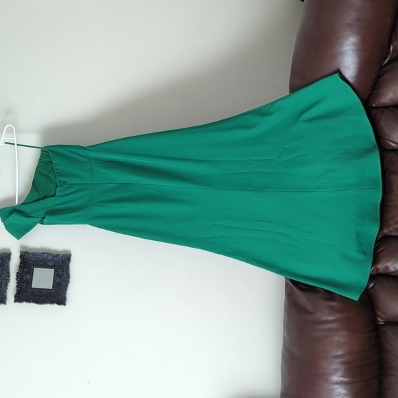 HP. BCBGMAXAZRIA Gown Annely One Shoulder Peplum Gown - Picture 7 of 14